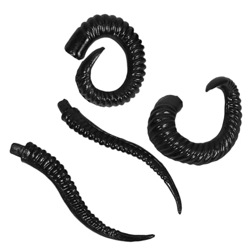 Ipetboom 2 Paar Tierkostüm Requisiten Stirnbänder Horn Zur Kopfschmuckherstellung Hörner DIY Stirnband DIY Zubehör Horn Zur Stirnbandherstellung Horn Dekorationen DIY von Ipetboom
