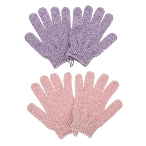 Ipetboom 2 Paare Badetuchhandschuhe Frauen Badehandschuhe Körperwaschhandschuhe Duschhandschuhe Peeling TPU-Duschhandschuhe und Scheuertuch Peeling-Handschuhe in großen Mengen Polyester Ipetboom 2 Paare Badetuchhandschuhe Frauen Badehandschuhe Körperwaschhandschuhe Duschhandschuhe Peeling TPU-Duschhandschuhe und Scheuertuch Peeling-Handschuhe in großen Mengen Polyester von Ipetboom