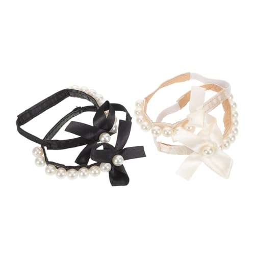 Ipetboom 2 Paare Perlenbesetzte High Heel Schuhriemen Verstellbare Knöchelriemen Atmungsaktiv Anti-rutsch Schuhbänder Für Lose High Heels Damen Sommer Zubehör von Ipetboom