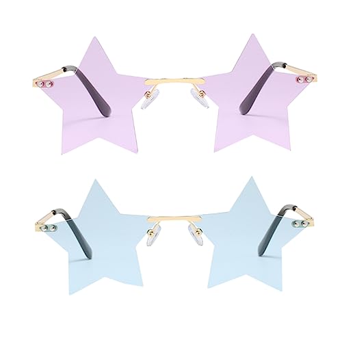 Ipetboom 2 Paare Sternförmige Sonnenbrillen Party Sonnenbrille Five Pointed Persönlichkeit Spaß Brille für Festivals Geburtstage Ipetboom 2 Paare Sternförmige Sonnenbrillen Party Sonnenbrille Five Pointed Persönlichkeit Spaß Brille für Festivals Geburtstage von Ipetboom