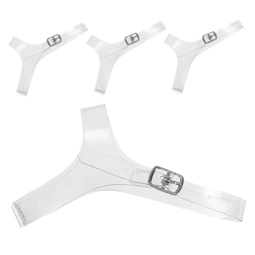 Ipetboom 2 Paare Tpu Dreieckiger High Heel Schuhriemen Transparent Rutsch Fersengurt Stabiler Halt Schnelles Befestigen Komfortable Fixierung für Damen High Heels von Ipetboom