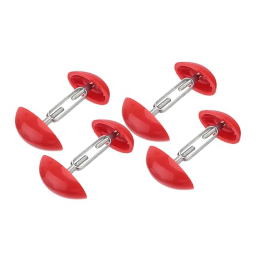 Ipetboom 2 Paare Verstellbare Schuhspanner aus Robustem Kunststoff Leichte Mini schuhformer für Damen und Herren Knitterfreie Schuhpflege Praktische Schuhdehner in Leuchtendem Rot Einfach Ipetboom 2 Paare Verstellbare Schuhspanner aus Robustem Kunststoff Leichte Mini schuhformer für Damen und Herren Knitterfreie Schuhpflege Praktische Schuhdehner in Leuchtendem Rot Einfach von Ipetboom