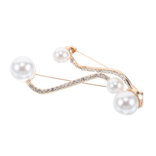 Ipetboom 2 STÜCK Broschen Pins mit Verstellbarem Verschluss Dekorative Sicherheitsnadeln für Kleidung Strickwaren und Schals Vintage Stil mit Funkelnden Strasssteinen für Festliche Anlässe von Ipetboom