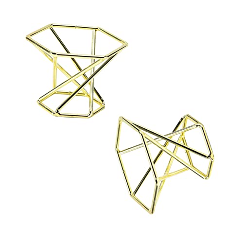 Ipetboom 2 STÜCK Powder Puff Halter Goldfarben Stilvolles Make Up Schwämmchen Aufbewahrungsregal Schnelltrocknend Rostfrei Schminktisch Zubehör für Frauen und Mädchen von Ipetboom