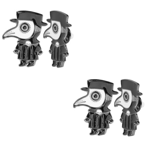 Ipetboom 2 Sätze Doctor Brosche Metallanstecker Für Kleidung Punk Dekorieren Von Taschen Schals Stabile Struktur Auffälliges Design 2 Stück * 2 von Ipetboom