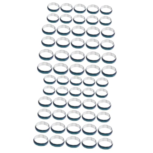 Ipetboom 2 Sätze Farbwechselnde Stimmungsringe Für Erwachsene Spaß Schmuck Für Jede Gelegenheit Und Verschenken 50 Stück * 2 von Ipetboom