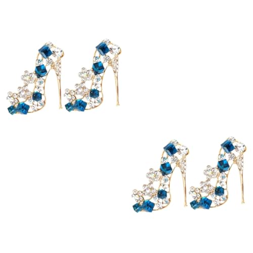 Ipetboom 2 Sätze High Heel Broschen Farbige Kleidung Dekoration Für Jacken Schals Taschen Leicht Tragbar Vielseitig Einsetzbar Für Partys Ausflüge Besondere Anlässe 2 Stück * 2 von Ipetboom