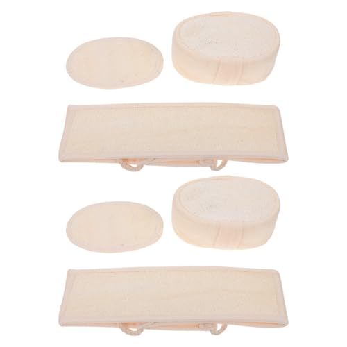 Ipetboom 2sätze Loofah Schwamm Badetücher Rückenscrubber Körperpeeling Tücher Teiliges Hautschonend Für Effektive Reinigung Und Entspannende Badeerfahrung von Ipetboom