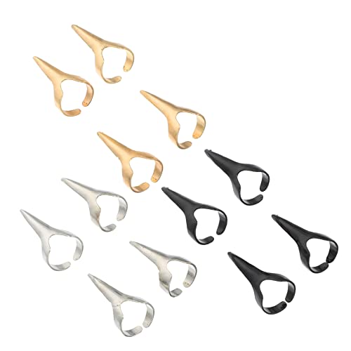 Ipetboom 2 Sätze Punk Finger Ringe Für Halloween Cosplay Metallische Fingernägel Ringe Für Party Dekoration Maniküre 30 Stück * 2 von Ipetboom