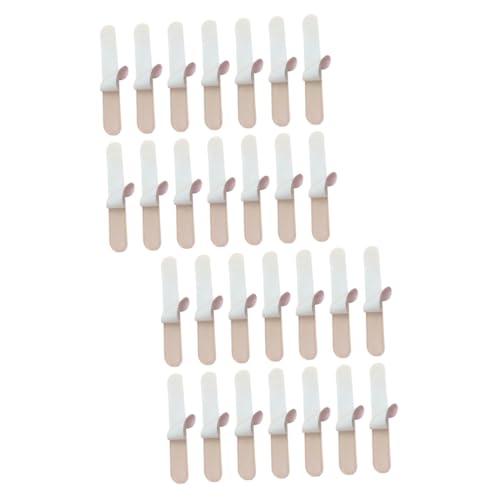 Ipetboom 2 Sätze Schweißband Hut Schweißpads Schweißbänder Für Schutzhelme Hüte Schweißabsorbierendes Hutfutter Kragenschutzpolster Gepolstertes Hemd Hut-sweat-liner 30 Stück * 2 von Ipetboom