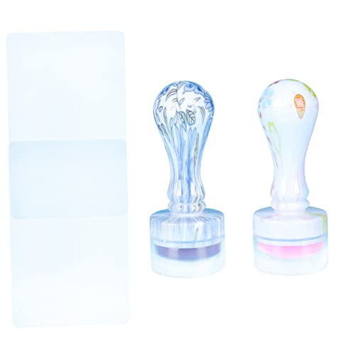 Ipetboom 2sätze Nagelstempel Für Hand-nagelkunst Langlebige Maniküre-diy-stempel Transfer-arbeit Für Maniküre-kunst Für Salon Und Heimgebrauch von Ipetboom