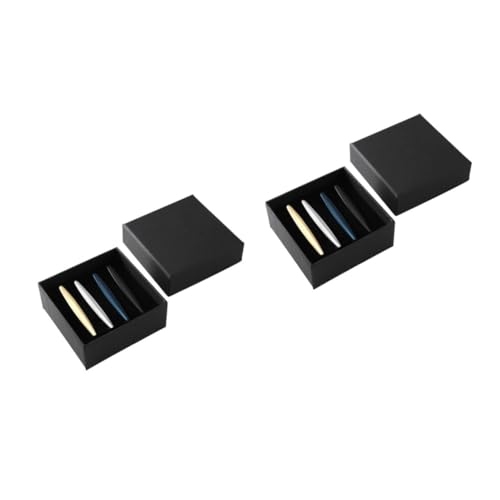 Ipetboom 2 Sätze Teiliges Krawattenklammern Für Herren Klassisch Elegant Stabile Fixierung Für Krawatten Für Business Besondere Anlässe 4 Stück * 2 von Ipetboom