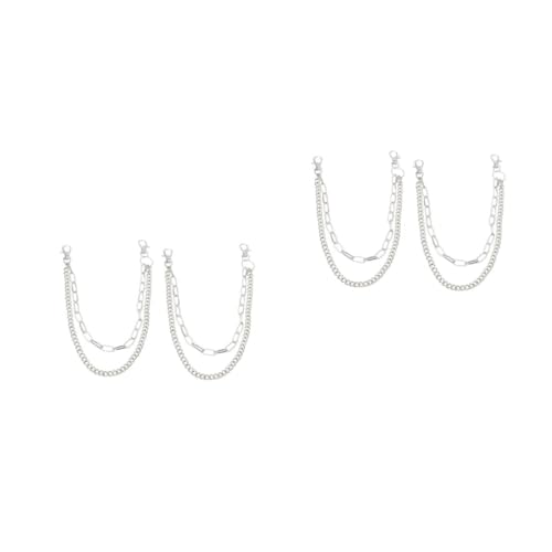 Ipetboom 2 Sätze Teiliges Metall Gürteln Hüftketten Für Damen Herren Vielseitig Einsetzbar Für Jeans Kleider Festliche Anlässe Elegantes 2 Stück * 2 von Ipetboom