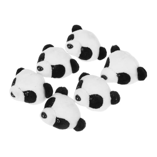 Ipetboom 2 Sätze Teiliges Panda Brosche Plüsch Cartoon Design Süße Brosche Dekorative Abzeichen Für Shirts Jacken Perfektes Für Freundinnen Töchter 6 Stücke * 2 von Ipetboom