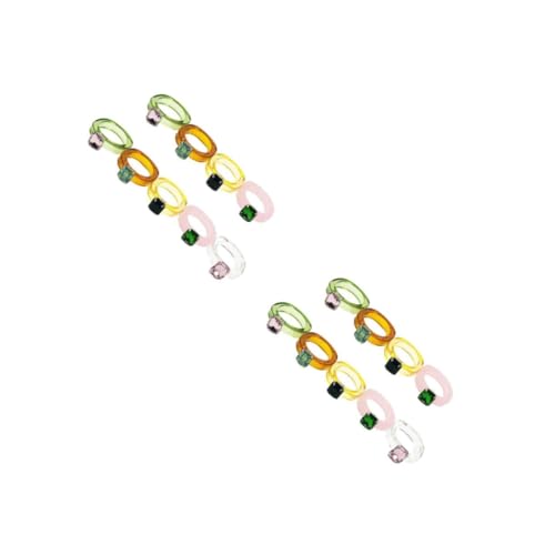 Ipetboom 2 Sätze Teiliges Ringe Mit Bunten Edelsteinen Einzigartiger Finger Schmuck Kreative Ringe Für Festivals Partys Tägliche Dekoration Perfektes Für Freunde Familie 9 Stück * 2 von Ipetboom