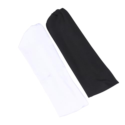 Ipetboom 2 Schwarze Make Up Taschen Für Herren Bandana Elastische Kopfbedeckung Mit Malmuster Clip Für Haare Bandanas Für Herren Turbane Für Männer Zum Laufen von Ipetboom