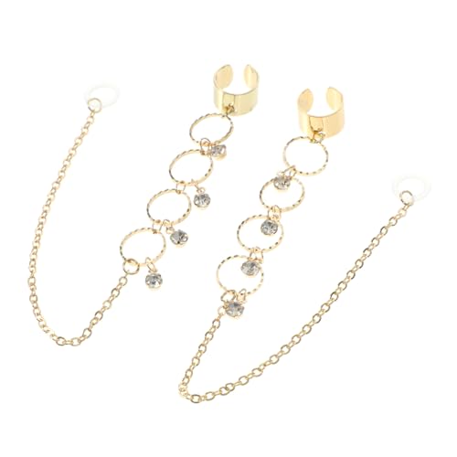 Ipetboom 2 Stck Metallrundring Ohrclips Lost Ohrschmuck für Wireless Kopfhörer Dekorative Runde Ohrringe mit Design Geeignet für Damen und Herren Ipetboom 2 Stck Metallrundring Ohrclips Lost Ohrschmuck für Wireless Kopfhörer Dekorative Runde Ohrringe mit Design Geeignet für Damen und Herren von Ipetboom