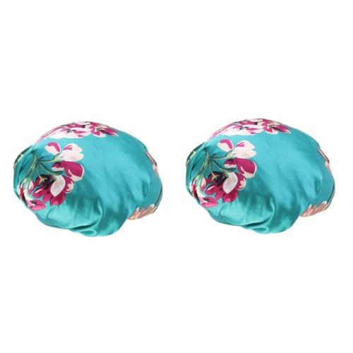 Ipetboom 2 Stck. Imitated Silk Schlafhaube für Damen Bequeme Home Sleeping Hat für Chemotherapie Grün Weiche Atmungsaktive Kopfhaube Hochwertigem für Einen Erholsamen Schlaf Ipetboom 2 Stck. Imitated Silk Schlafhaube für Damen Bequeme Home Sleeping Hat für Chemotherapie Grün Weiche Atmungsaktive Kopfhaube Hochwertigem für Einen Erholsamen Schlaf von Ipetboom