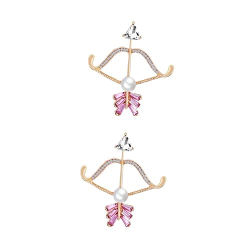 Ipetboom 2 Stck. Moderne Brosche für Damen Einzigartiges Design mit Kreativer Form Stilvolles Accessoire für Kleidung Schmuck Freunde Familie von Ipetboom