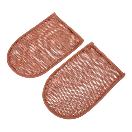 Ipetboom 2 Stk Badetuch Peeling-Handschuh zum Duschen Peeling-Handschuhschrubber exfoliating glove exfoliate gloves Handschuhe für Männer Dusch-Peelinghandschuh Kosmetik von Ipetboom