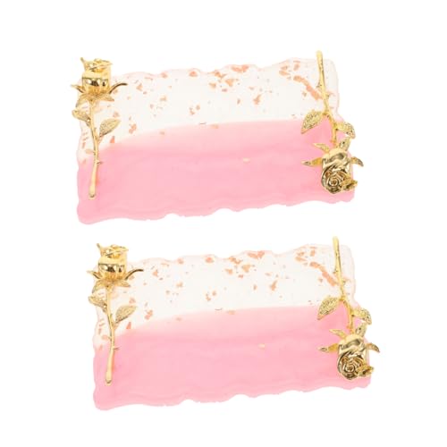 Ipetboom 2 Stk Nagelpalette Display Haustierring Aufkleber Für Zubehör Schergriffeinsätze Grooming Daumeneinsätze Handgemachte Aufkleber Haarschneiden Daumeneinsätze Mixergel Rosa Harz von Ipetboom