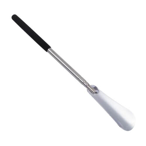 Ipetboom 2 Stück Ausziehbarer Schuhlöffel aus Teiliges mit Langem Griff Stabiler Schuhanzieher für Herren Damen und Senioren zur Rückenschonenden Nutzung von Ipetboom