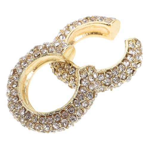 Ipetboom 2 Stück C Förmige Ohrclips Damen Ohrschmuck Zinklegierung nicht Piercings Ohrklemmen Cosplay Ohrdekorationen Alltag Festival Geeignet von Ipetboom