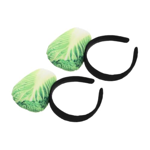 Ipetboom 2stücke Lustiger Plüsch Kopfband Mit Chinakohl-design Für Partys Halloween Und Verkleidungen Bequem Und Realistisch Für Frauen Geeignet von Ipetboom