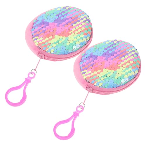 Ipetboom 2 Stück Damen Geldbörse Glitzer Clutch Große Kapazität Schimmernde für Besondere Anlässe für Ausgehen Tägliche Nutzung von Ipetboom