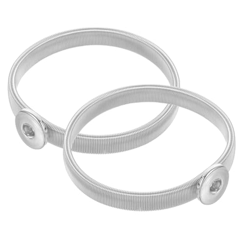 Ipetboom 2 Stück Elastische Ärmelhalter für Herren Verstellbare Armbänder zur Fixierung von Hemdsärmeln Modische Manschettenhalter für Kellner und Alltag Weiß Rutschfest und Angenehm von Ipetboom