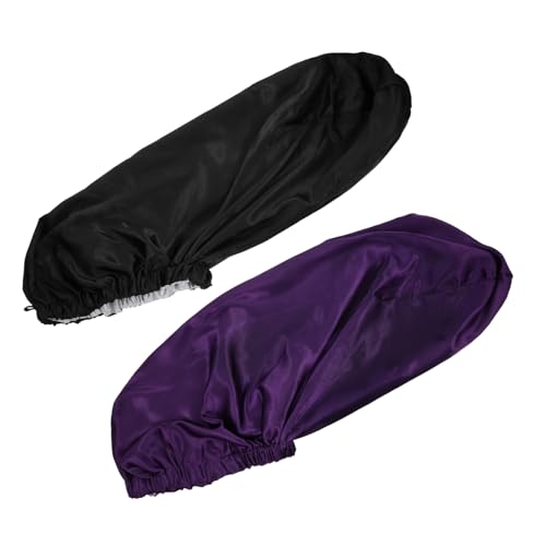 Ipetboom 2stücke Elastische Schlafhaube Für Damen Einfache Satin-haube Für Und Schlaf Und Sorgt Für Und Stil von Ipetboom