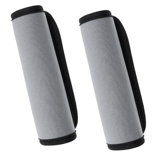 Ipetboom 2 Stück Ergonomische Koffergriffschoner aus Flexiblem Material Komfortabler Schutz für Koffer Kinderwagen Gepäckgriffe Einfache Erkennung und Sichere Handhabung Unterwegs von Ipetboom