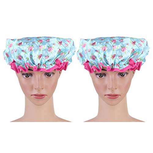 Ipetboom 2 Stück Eva-haarkappen Für Frauen Badekappe Salongebrauch Isolationsleistung Routine von Ipetboom