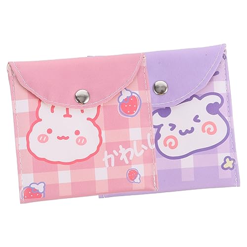 Ipetboom 2 Stück Große Aufbewahrungstasche für Hygieneartikel Dekorative Periodentasche aus Langlebigem PU Kompakt und Vielseitig für Damen Unterwegs Schützt Privatsphäre und Bietet Hohen von Ipetboom