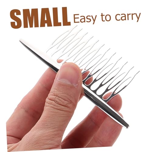 Ipetboom 2 Stück Haarkämme aus Elektrobeschichtetem Legierungsmetall Glatte Oberflächen in Gold und Silber Modische Haarspangen für Damen Vielseitiger Haarschmuck für Alltag Party und von Ipetboom