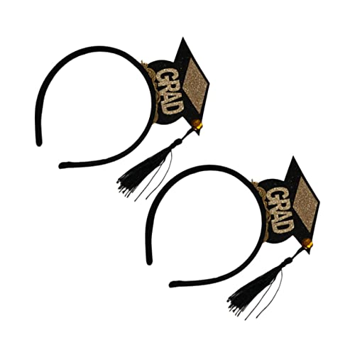 Ipetboom 2 Stück Haarreiber Party -requisiten Rave Haarnadeln Für Frauen Abschluss-haarbänder Sprießen Haarstifte Partyhüte Für Mädchen Stirnbänder Turban-stirnband Kappe Haarreifen von Ipetboom