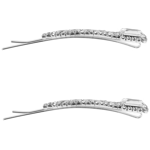 Ipetboom 2stücke Strass-haarspange Aus Funkelnd Mit Strasssteinen Für Frauen Und Mädchen Sicherer Halt Vielseitig Für Hochzeit Und Party Langlebiges Haarstyling-zubehör von Ipetboom