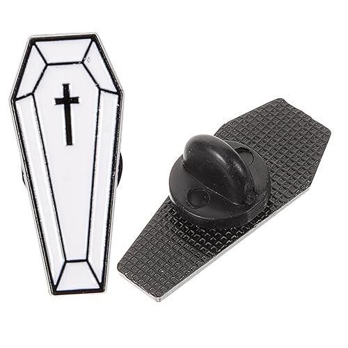 Ipetboom 2 Stück Halloween Brosche Tropfen Design Sarg Anstecknadel für Herren Kreative Lapel Pins für Kleidung Schal Hut Tasche Modisches Accessoire für Halloween Kostüme und Alltag Ipetboom 2 Stück Halloween Brosche Tropfen Design Sarg Anstecknadel für Herren Kreative Lapel Pins für Kleidung Schal Hut Tasche Modisches Accessoire für Halloween Kostüme und Alltag von Ipetboom