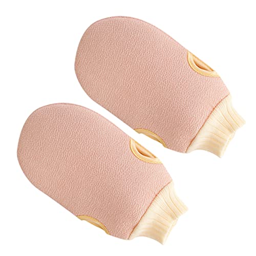 Ipetboom 2 Stück Handschuhe schrubben Duschhandschuhe Peeling-Handschuh Peelinghandschuhe Duschschrubber sauber handtücher Badehandschuhe zum Duschen Hautpeelungshandschuh Schrubbhandschuhe von Ipetboom