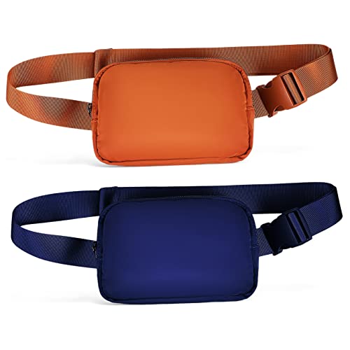 Ipetboom 2 Stück Hüfttaschen mit Verstellbaren Trägern für Jogging Yoga Große Kapazität für Handy Geldbörse Schlüssel Leicht Pflegeleicht Strapazierfähigem von Ipetboom