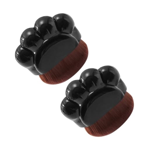 Ipetboom 2 Stück Katzenkrallen Grundierungspinsel Für Das Gesicht Professioneller Blender Make Up Pinsel Teint Flauschiger Foundation Flüssigkeitspinsel Für Frauen Make Up von Ipetboom