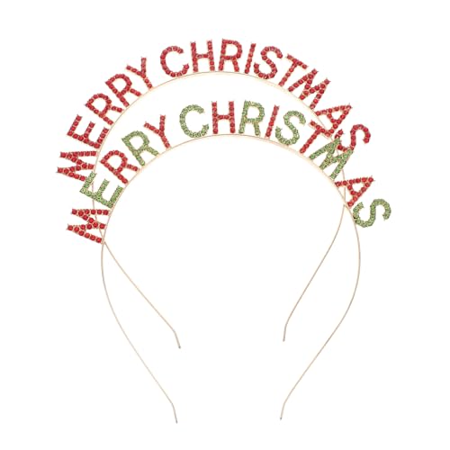 Ipetboom 2stücke Weihnachts-haarreifen Kreative Weihnachtskopfbedeckung Für Festlichkeiten Dekorative Xmas Haarschmuck Für Partys Und Feiern Für Karneval Und Kostümfeiern von Ipetboom