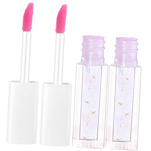 Ipetboom 2 Stück Lippenstift Lip Plumper Gloss Lip Pomade Clear Lipgloss Feuchtigkeitsspendende Lippentönung Feuchtigkeitsspendender Lipgloss Farbwechselnder Lipgloss Farbwechsel von Ipetboom
