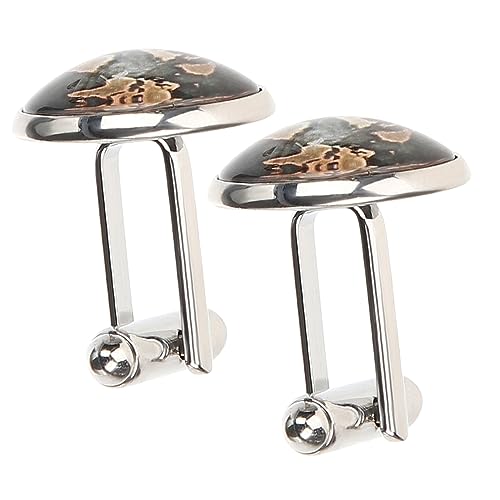 Ipetboom 2 Stück Manschettenknöpfe Herren Retro Design mit Kartenmotiv Cufflinks für Hochzeit Business Festliche Anlässe von Ipetboom