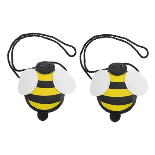 Ipetboom 2 Stück Kleine Mädchen Umhängetasche Im Bienendesign Münzaufbewahrungstasche Einzelschultertasche Süße Kinder Tasche Für Alltag Und Freizeit von Ipetboom