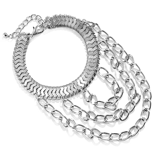 Ipetboom 2 Stück Mode Fußkettchen Damen Hohe Absatz Ketten Schmuck Deko Verstellbar Elegant Alltag Party von Ipetboom