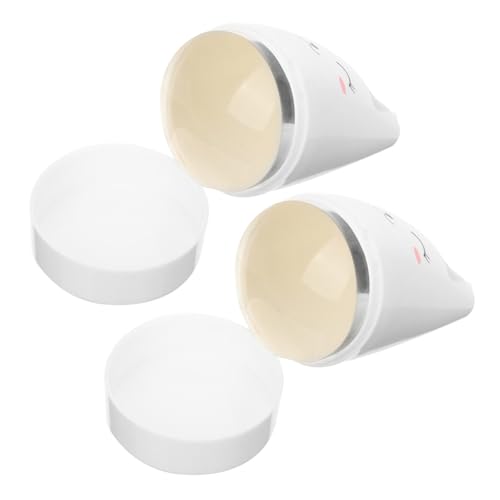 Ipetboom 2 Stück Nail Art Stamper Silikon Bunny Form Nagel Stempel mit Schaber für Maniküre Nageldesigns Leicht Tragbar für Zuhause Studio Salon von Ipetboom