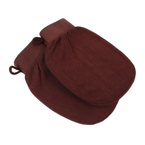 Ipetboom 2 Stück Peeling-handschuhe Aus Viskose Für Badepeeling, Körpermassage Und Hautreinigung, Kompaktes Design Für Beine, Brust, Oberarme Und Andere Körperbereiche, Einfache Anwendung f von Ipetboom