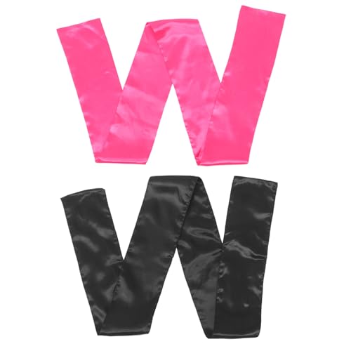 Ipetboom 2stücke Schal Für Perücken Haarwickel Für Perücken Vorne Satin Perückengriffband Kopftuch Für Frauen Ohne Stirnbänder Schwarz von Ipetboom