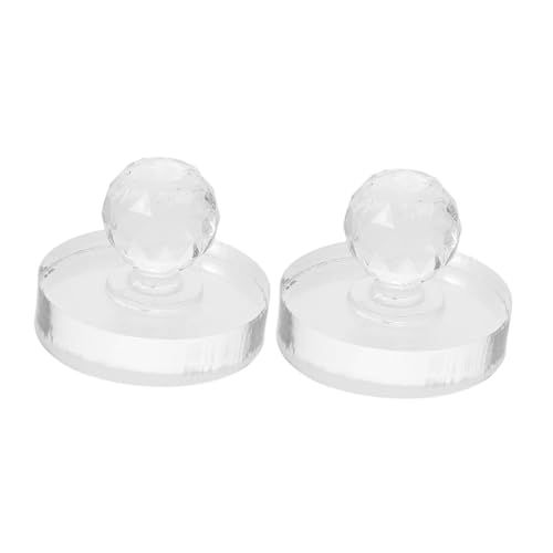 Ipetboom 2stücke Augen-make-up Presswerkzeug Runde Pressstempel Für Lidschatten Und Highlighter Haltbare Acrylmaterialien Für Präzises Pressen Und Reparatur Von Kosmetikprodukten von Ipetboom